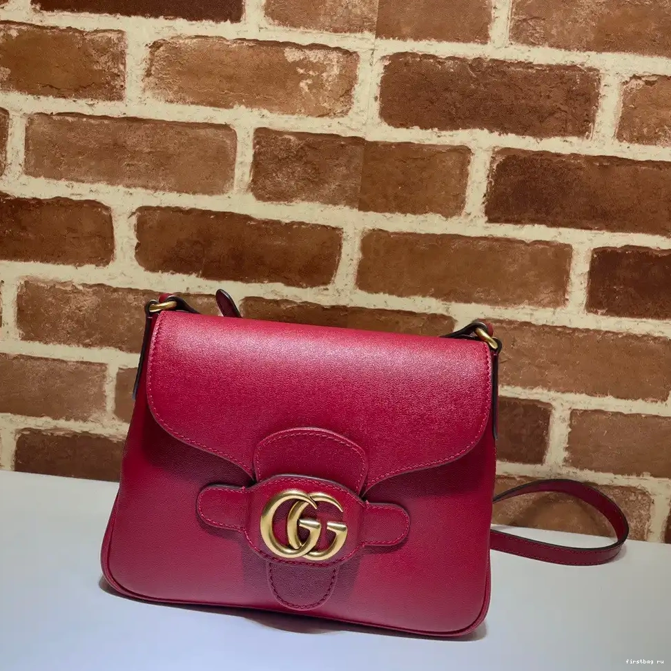 Double messenger GUCCI bag with G Small 0531